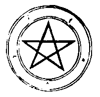 pentagram goddess glyph